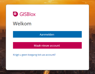 GISBlox Account Center - Welkom